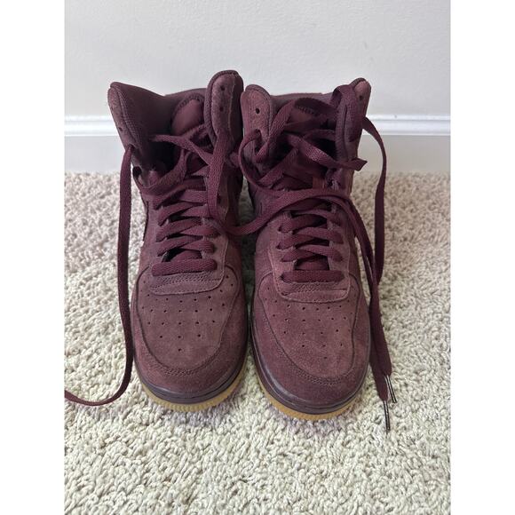 Nike Other - Nike Air Force 1 High Burgundy Crush (GS), 6Y